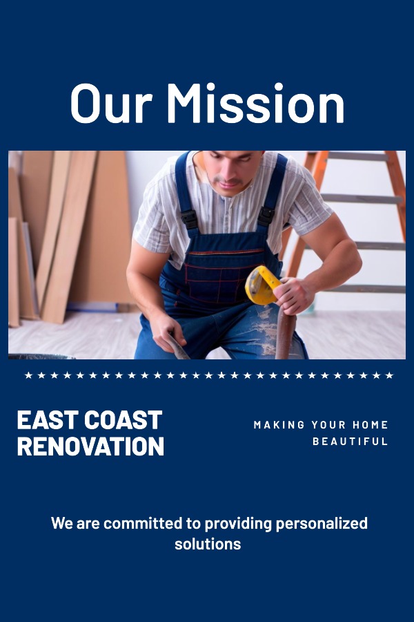 About us mission for an renovations company